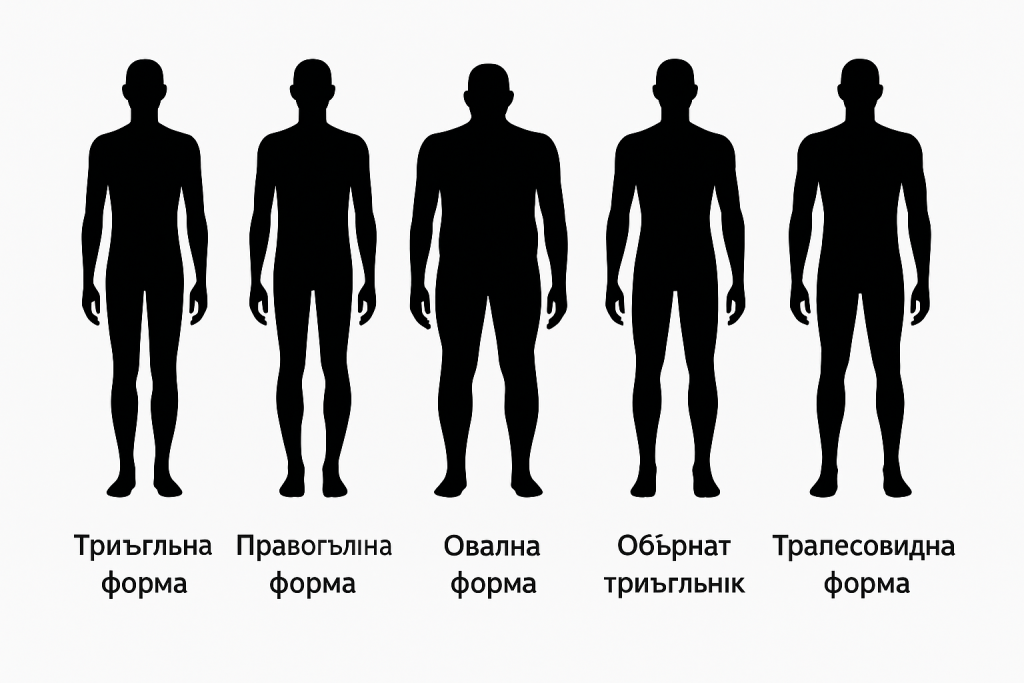 структура на мъжкото тяло